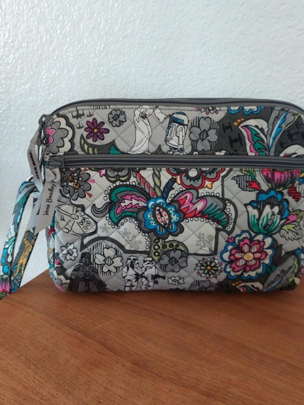 vera bradley medallion far far away Star Wars crossbody bag with colorful floral